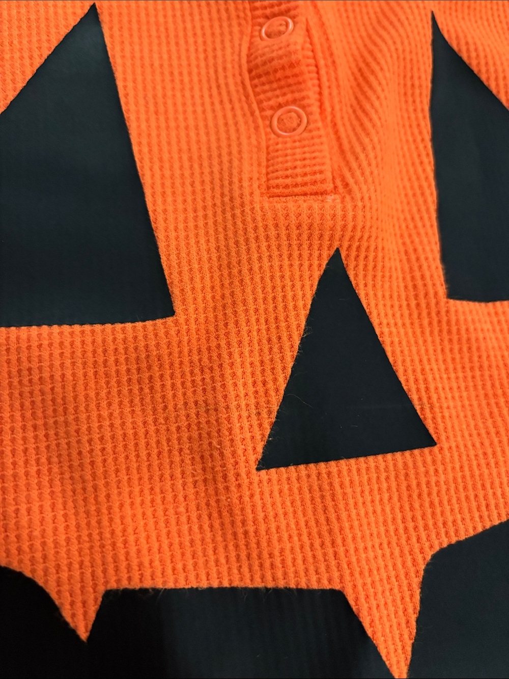 Victoria's Secret PINK Halloween Orange Pumpkin Thermal One-Piece Footie size S - Picture 4 of 10